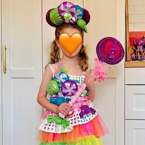 Size 4 to 5 Chasing Fireflies Candy Princess Halloween Costume